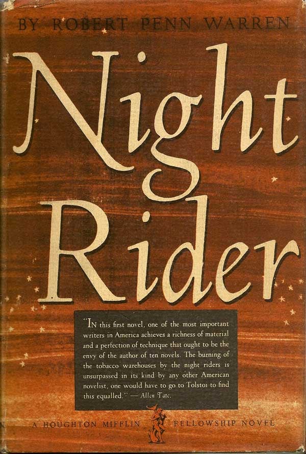 Item #013384 Night Rider. ROBERT PENN WARREN