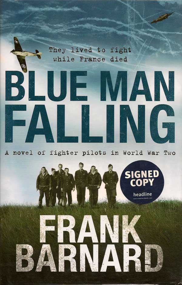 Item #013413 Blue Man Falling. FRANK BARNARD.
