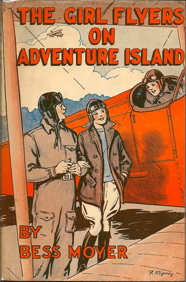 Item #014341 The Girl Flyers On Adventure Island. BESS MOYER.