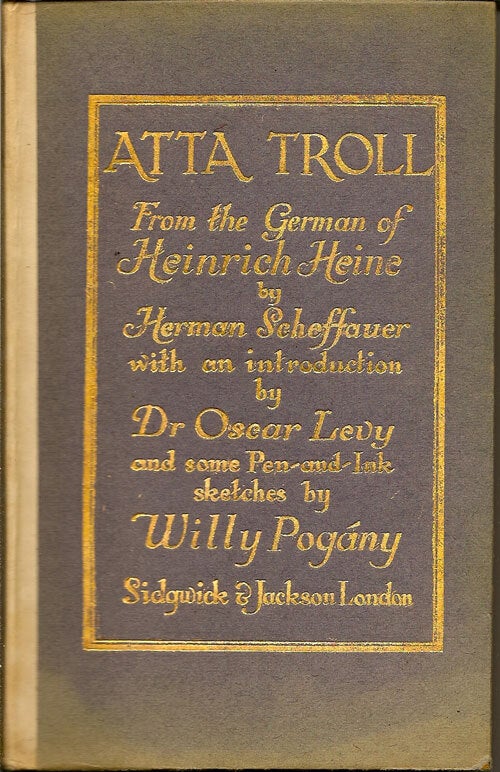 Item #014369 Atta Troll. HEINRICH HEINE