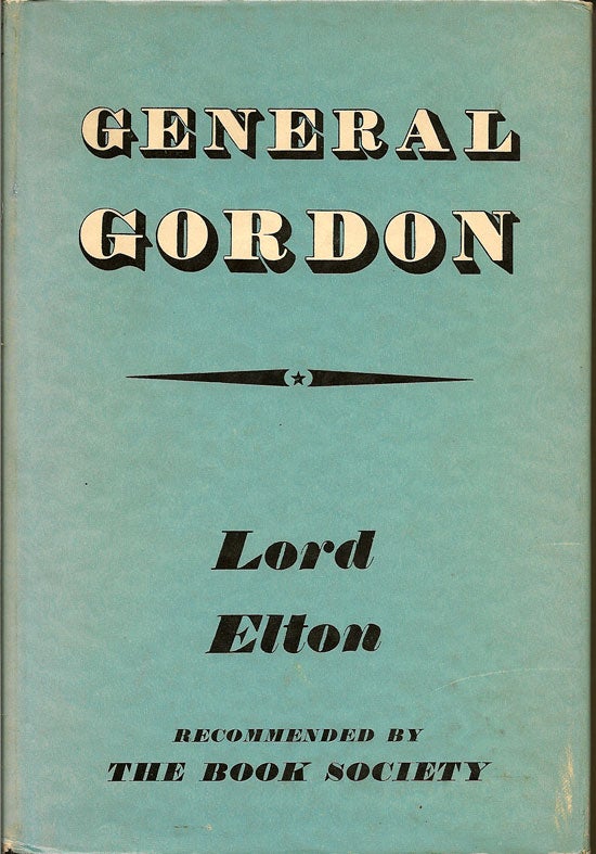 Item #015358 General Gordon. LORD ELTON.