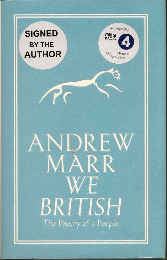 Item #017383 We British. The Poetry Of A People. ANDREW MARR.