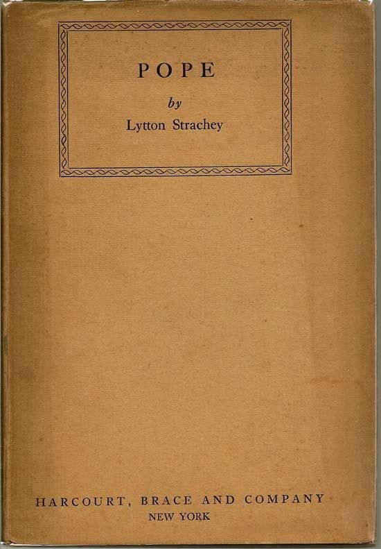 Item #017929 Pope. The Leslie Stephen Lecture For 1925. LYTTON STRACHEY.