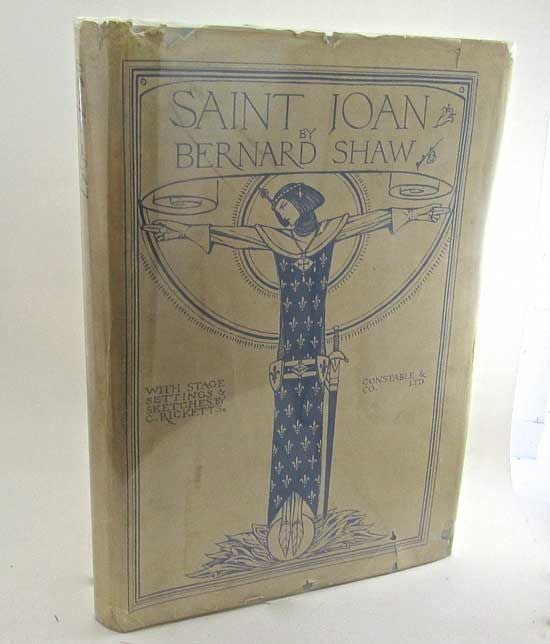 Item #017962 Saint Joan. BERNARD SHAW, GEORGE