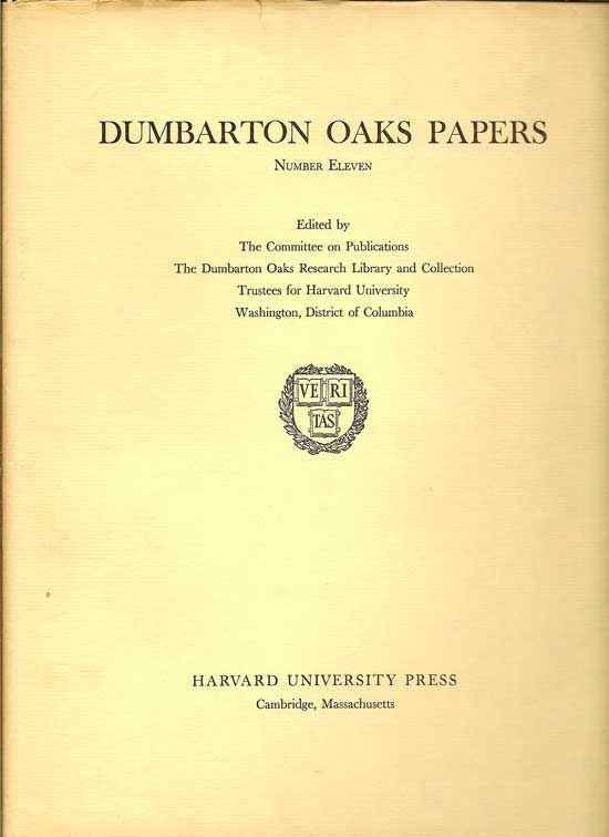 Item #018132 Dumbarton Oaks Papers Number Eleven