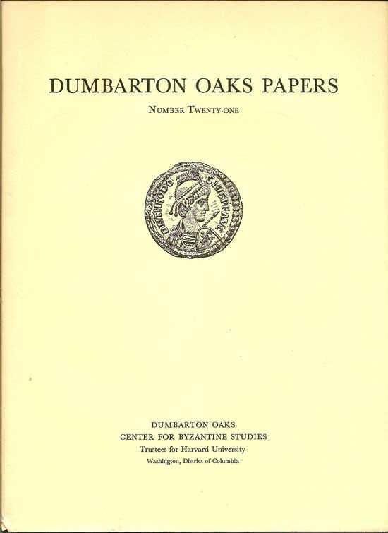 Item #018142 Dumbarton Oaks Papers Number Twenty-One