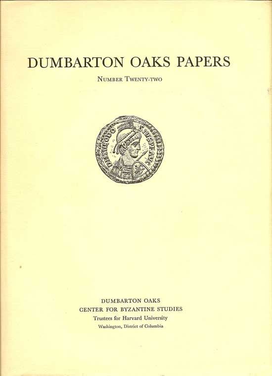 Item #018143 Dumbarton Oaks Papers Number Twenty-Two