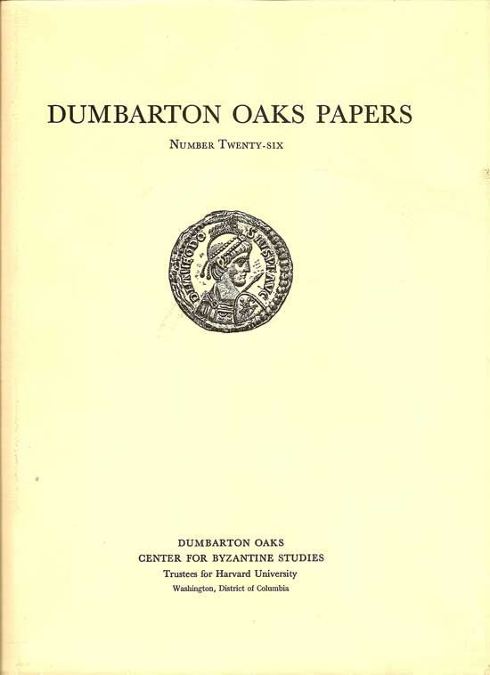 Item #018146 Dumbarton Oaks Papers Number Twenty-Six