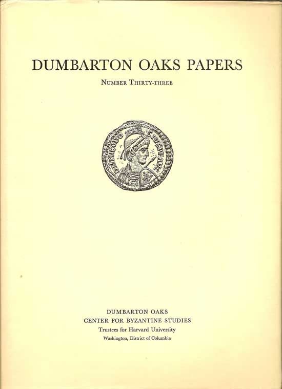 Item #018153 Dumbarton Oaks Papers Number Thirty-Three