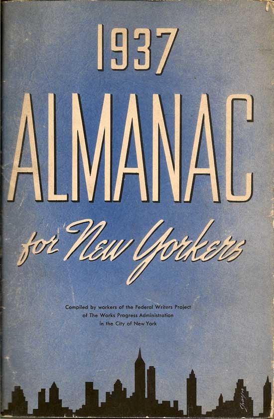 Item #018437 Almanac For New Yorkers 1937