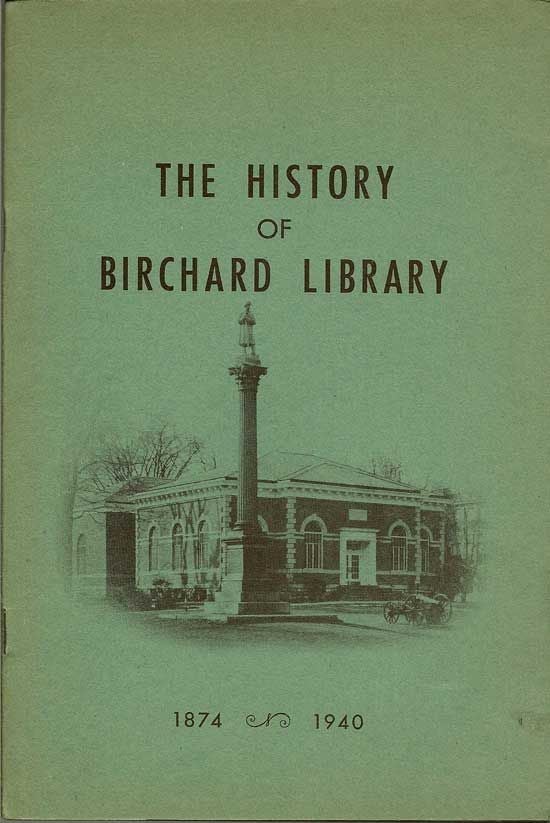 Item #018479 The History Of Birchard Library. CURTIS W. GARRISON