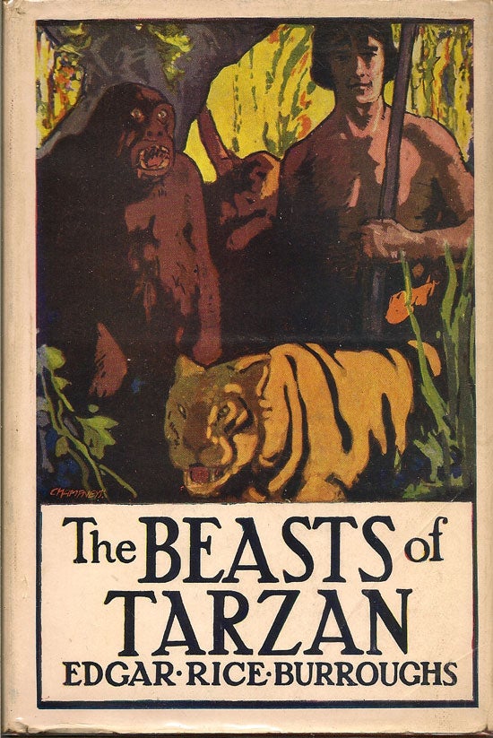 Item #019235 The Beasts Of Tarzan. EDGAR RICE BURROUGHS.