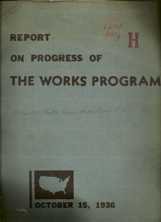 Item #019551 Report On Progress Of The Works Program