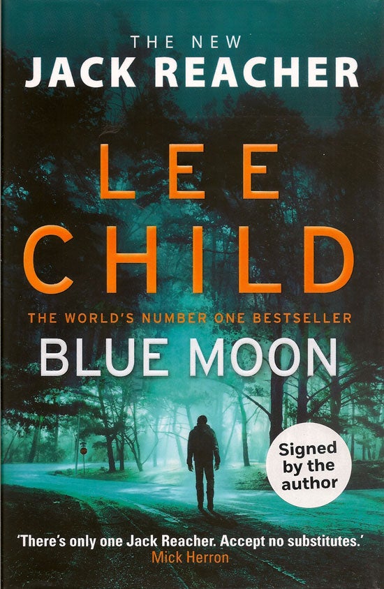 Item #019611 Blue Moon. LEE CHILD.