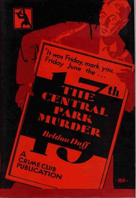 Item #20654 The Central Park Murder. BELDON DUFF