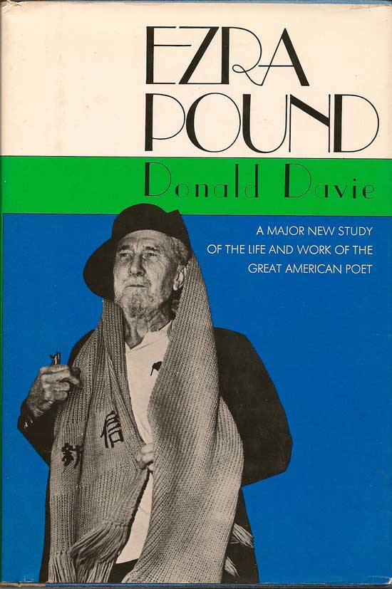 Item #007032 Ezra Pound. DONALD DAVIE